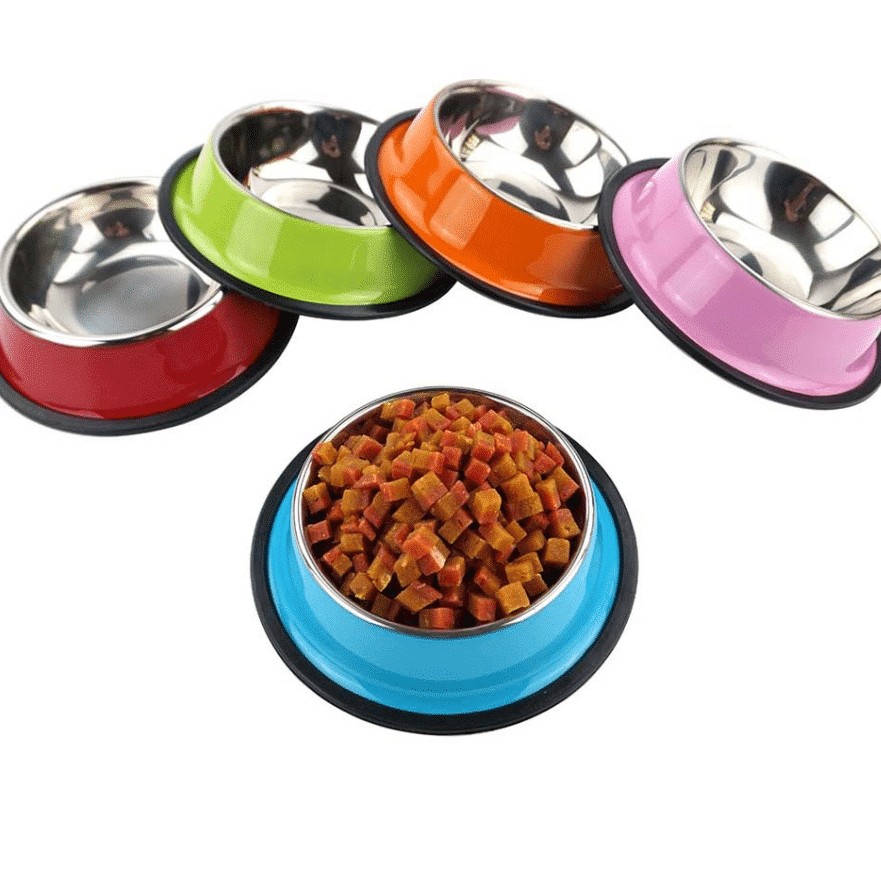 Colored Steel Bowl Pets