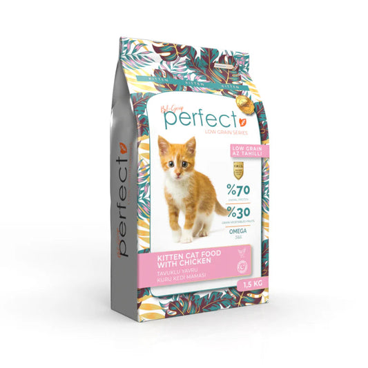 Perfect Low Grain Kitten Food - Chicken - 1.5KG