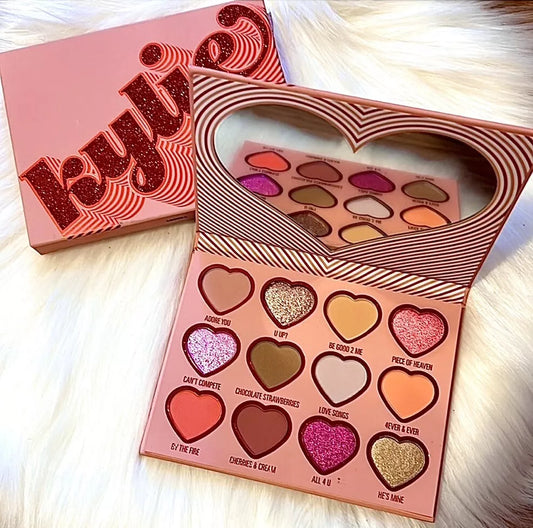 12 Colors Kylie Kayan shafawa Valentines Day Collection Eyeshadow Palette